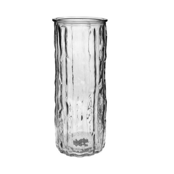 Világoskék üveg váza (magasság 25 cm) – Dakls