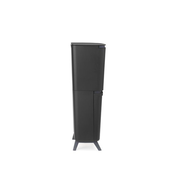 Sötétszürke műanyag szelektív szemetes 25+10+10 l SortUp Recycle Hi – Brabantia-image-4