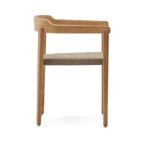 Natúr színű tömörfa kerti szék Icaro – Kave Home-image-3