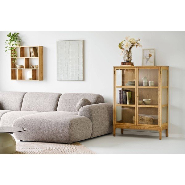 Szürkésbézs sarokkanapé (jobb oldali-heverő résszel) Clyde – House Nordic-image-3