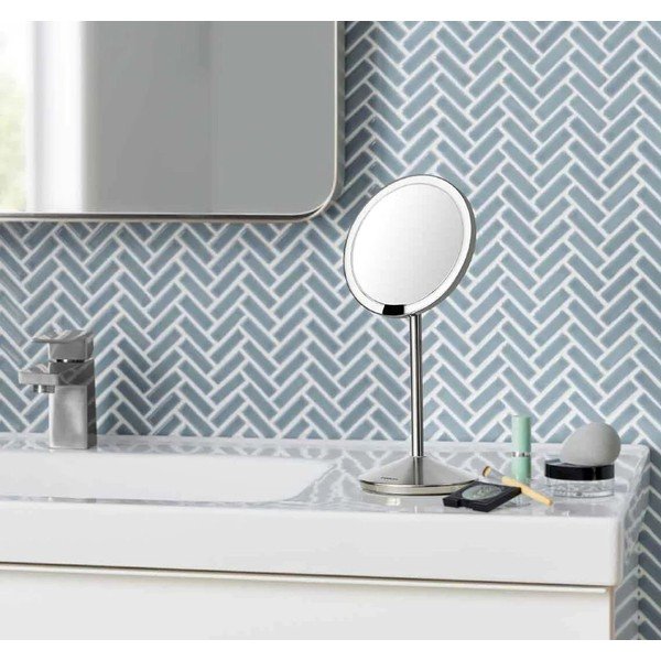 Kozmetikai tükör világítással-nagyítós (tízszeres) ø 12 cm Travel – simplehuman-image-3