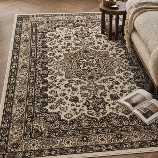 Parun Tabriz bézs szőnyeg, 120 x 170 cm - Nouristan-image-1