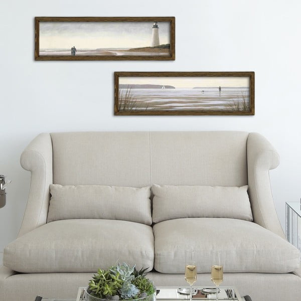 Kép szett 2 db-os 70x19 cm Shore – Wallity-image-1