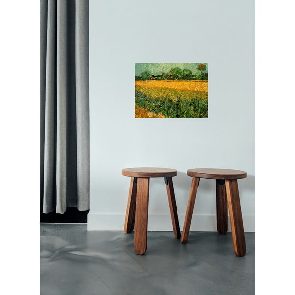 Vincent van Gogh - View of arles with irises in the foreground festményének másolata, 40 x 30 cm-image-1