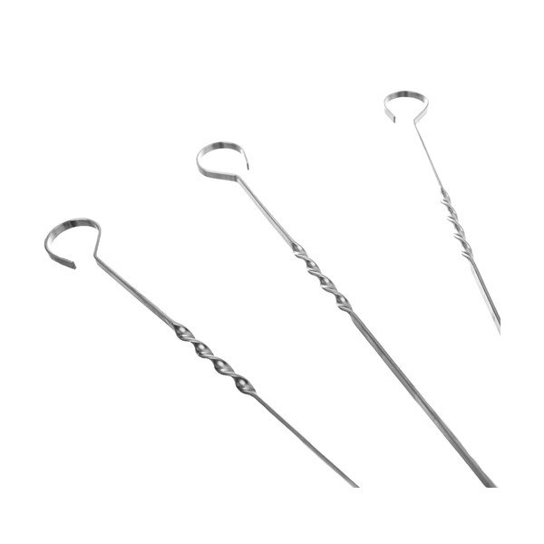 Rozsdamentes acél grillező nyárs szett 10 db-os – Orion-image-2