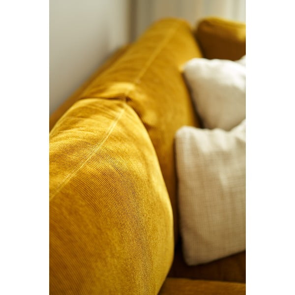 Sötétsárga sarokkanapé Sigge - Sits-image-3