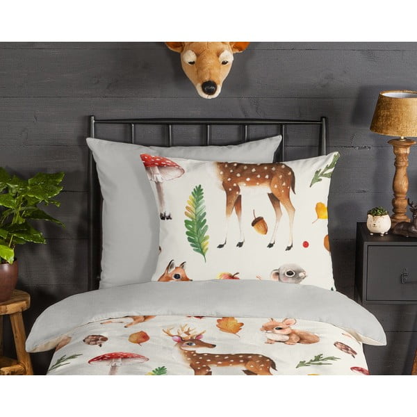 Egyszemélyes flanel gyerek ágyneműhuzat 140x200 cm – Good Morning-image-2