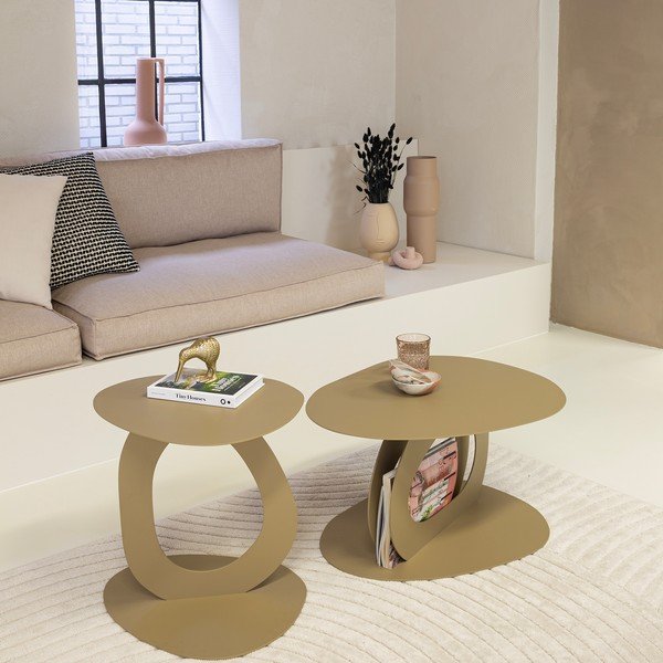 Fém tárolóasztal 39x46 cm Alto – Spinder Design-image-1