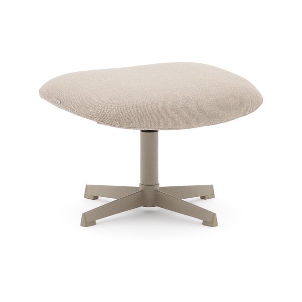 Bézs zsenília lábtartó Teryl – Kave Home