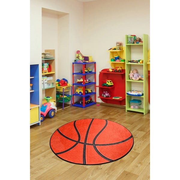 Basketball csúszásgátlós gyerekszőnyeg, ø 140 cm - Conceptum Hypnose-image-2