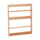 Natúr színű többszintes-képekhez tölgyfa fali polc 74 cm Display – Hübsch