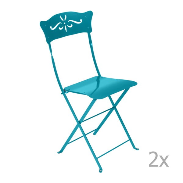 Bagatelle kék kerti szék szett, 2 db-os - Fermob