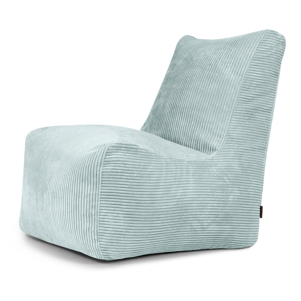 Mentazöld kordbársony babzsákfotel Seat Lounge  SLOWDOWN