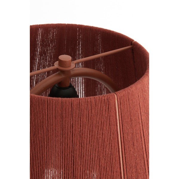 Téglavörös asztali lámpa textil búrával (magasság 58 cm) Espino – Light & Living-image-4