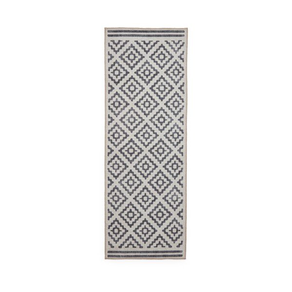 Szürke mosható futószőnyeg 76x230 cm Coral Grey – Think Rugs