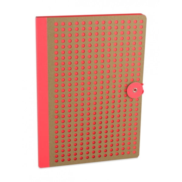 Laser narancssárga jegyzetfüzet, 160 oldalas - Portico Designs