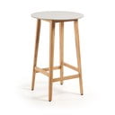 Giorgia eukaliptuszfa asztal erkélyre, ⌀ 70 cm - Kave Home
