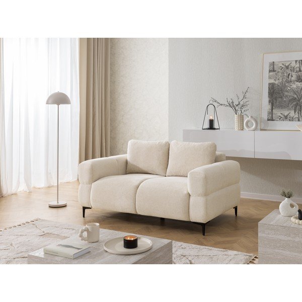 Krémszínű kanapé 154 cm Helio – Ropez-image-2