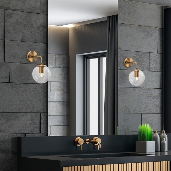 Sárgaréz színű fali lámpa ø 15 cm Viran – Opviq lights-image-3