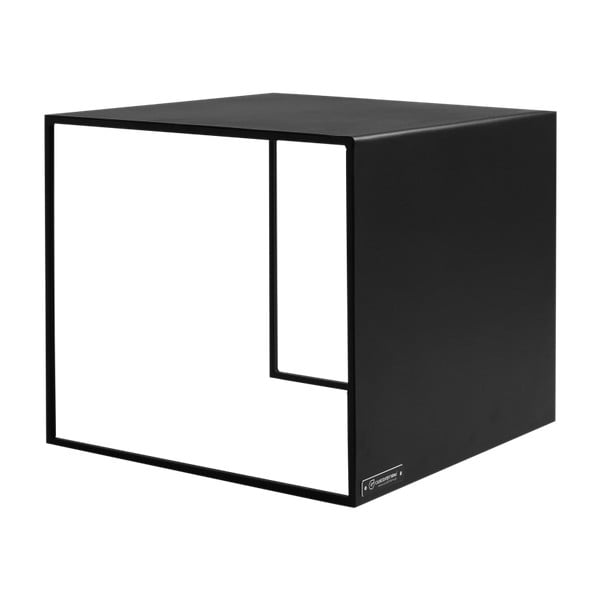2Wall fekete tárgyalóasztal, hosszúság 50 cm - Custom Form