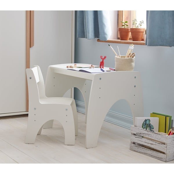 Fehér gyerek szék Klips – Pinio-image-1