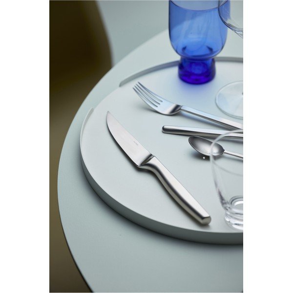 Ezüstszínű rozsdamentes acél evőeszköz készlet 4 db-os Norm – Gense-image-1