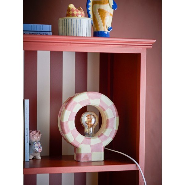 Rózsaszín asztali lámpa (magasság 23,5 cm) Vialini – Bloomingville-image-1