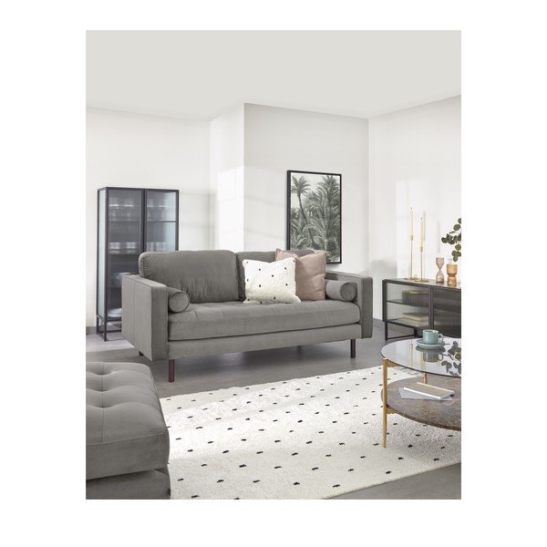 Meri fehér párnahuzat, 45 x 45 cm - Kave Home-image-1