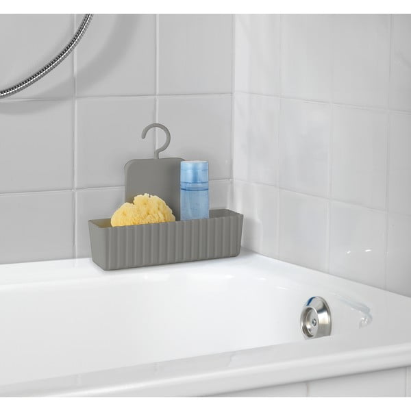 Világosbarna függő műanyag fürdőszobai polc Minas – Allstar-image-1