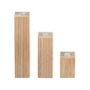 Fa gyertyatartó készlet 3 db-os Dreva – Blomus