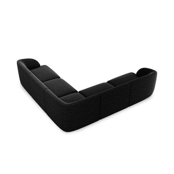 Antracitszürke sarokkanapé Miley – Micadoni Home-image-3