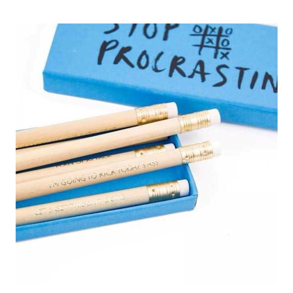 Stop Procrastinating ceruzakészlet, 5 részes, - Ohh Deer