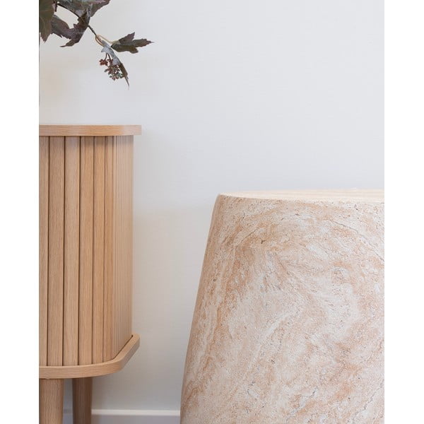 Kő kerek kerti kisasztal ø 47,5 cm Bonn – House Nordic-image-1