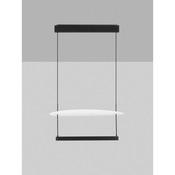 Fehér-matt fekete alumínium LED dimmelhető függőlámpa ø 60 cm Diona – Nova Luce-image-4