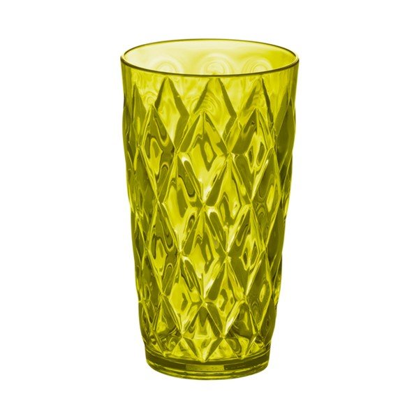 Olivazöld műanyag pohár, 450 ml - Koziol