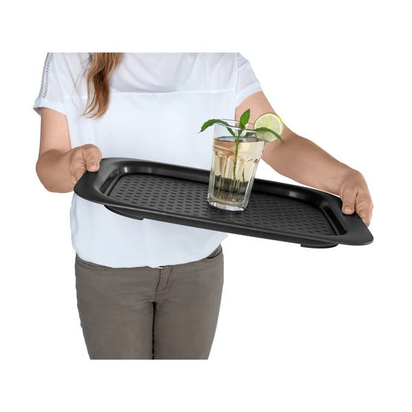 Black Outdoor Kitchen fekete tálalótálca - Wenko-image-4