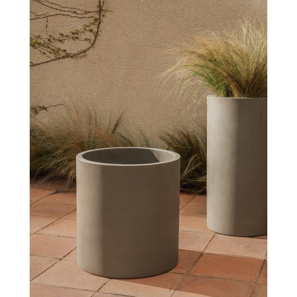 Beton kaspó ø 52 cm Aiguablava – Kave Home-image-2