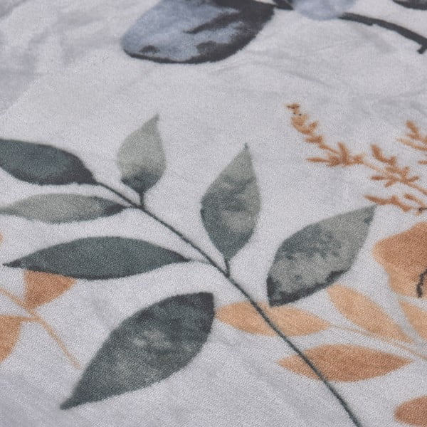 Szürkéskék egyszemélyes mikroplüss ágyneműhuzat 140x200 cm Greta – My House-image-3