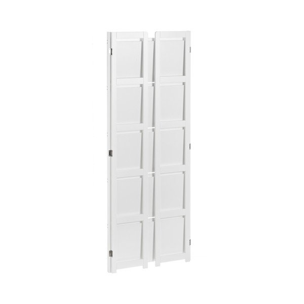 Fehér összecsukható polcos állvány 56x148 cm – Casa Selección-image-2