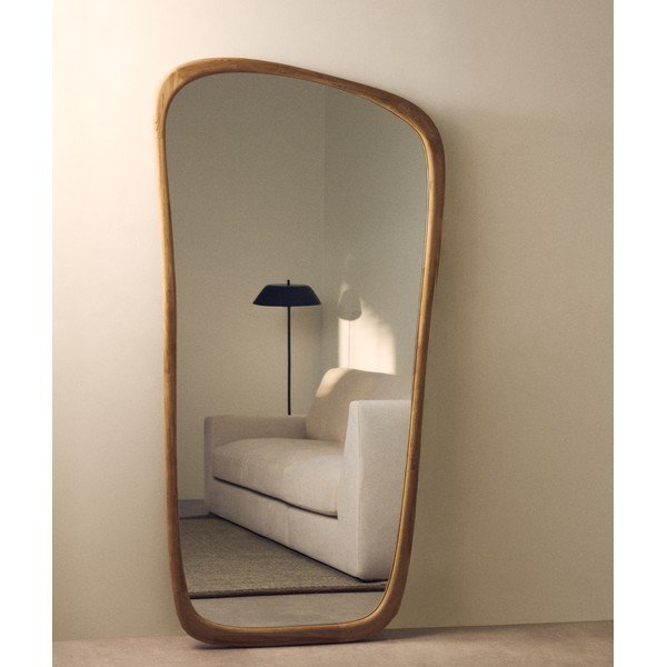 Fali tükör tömörfa kerettel 94,5x192 cm Alura – Kave Home-image-1