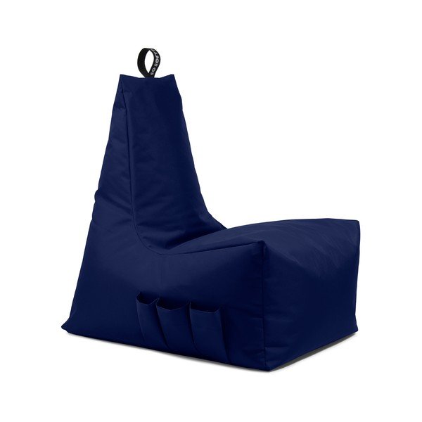 Sötétkék babzsákfotel Icy Gamer L – So Soft?