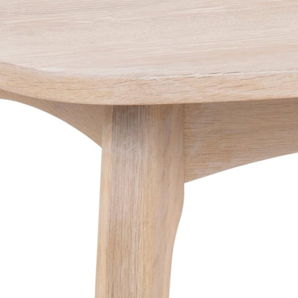 Martel rakodóasztal tölgyfa lábszerkezettel, ⌀ 58 cm - Actona-image-3