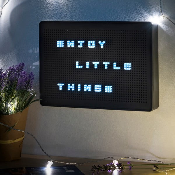 Fekete világító tábla, betűkkel - InnovaGoods-image-4