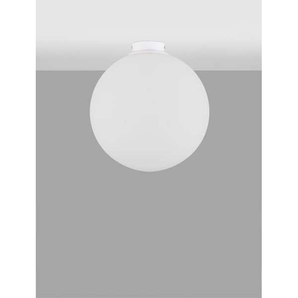 Fehér üveg mennyezeti lámpa Nevoso – Nova Luce-image-3
