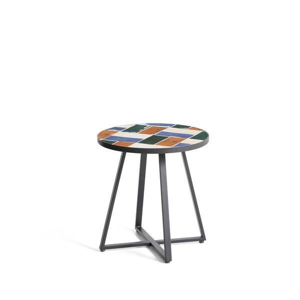 Kerek kerti kisasztal kerámia asztallappal ø 45 cm Tella – Kave Home