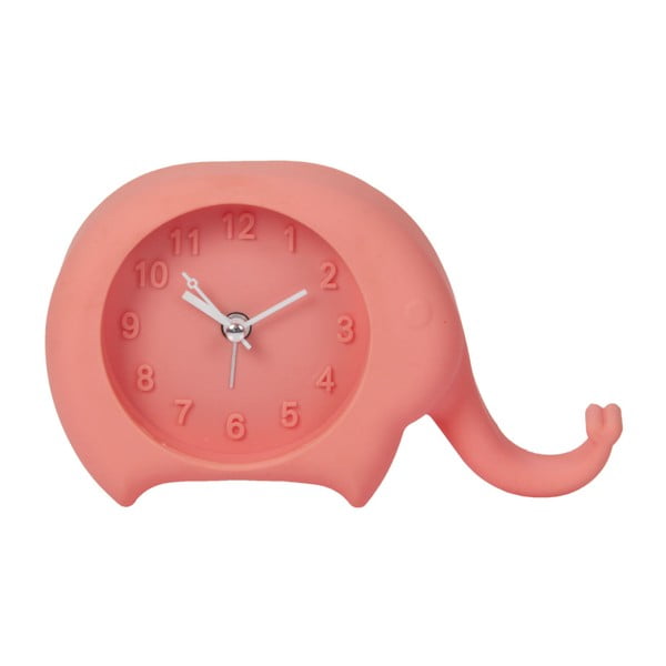 Peach Elephant rózsaszín óra ébresztővel - Just 4 Kids