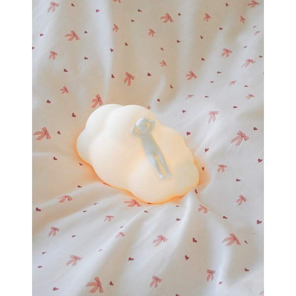 Világossárga-rózsaszín egyszemélyes bio pamut gyerek ágyneműhuzat 140x200 cm Bows – Cam Cam Copenhagen-image-4