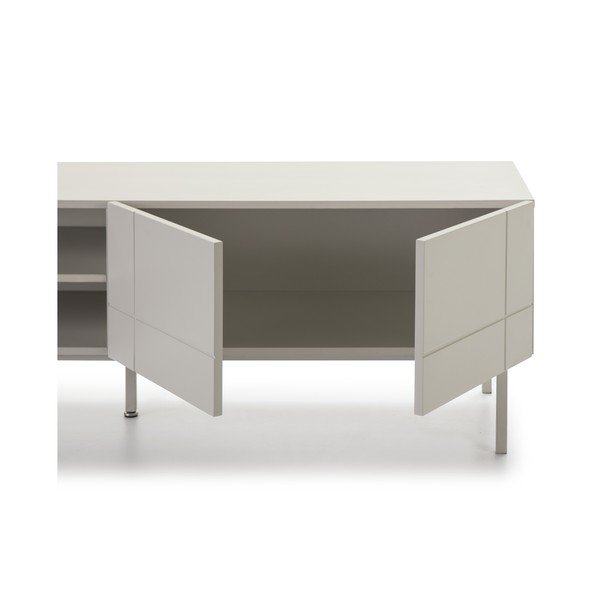 Linea szürke-fehér TV-állvány - Teulat-image-4