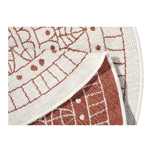 Porto piros kültéri szőnyeg, ⌀ 140 cm - NORTHRUGS-image-3