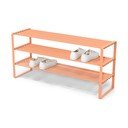 Lazacszínű acél cipőtartó 100x48,5x29 cm Rex – Spinder Design